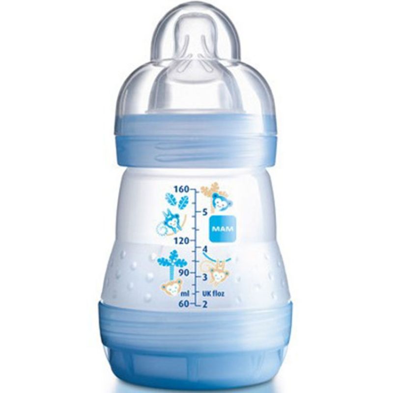Biberon Easy Start anti-colique singe - débit 1 lent (160 ml) MAM
