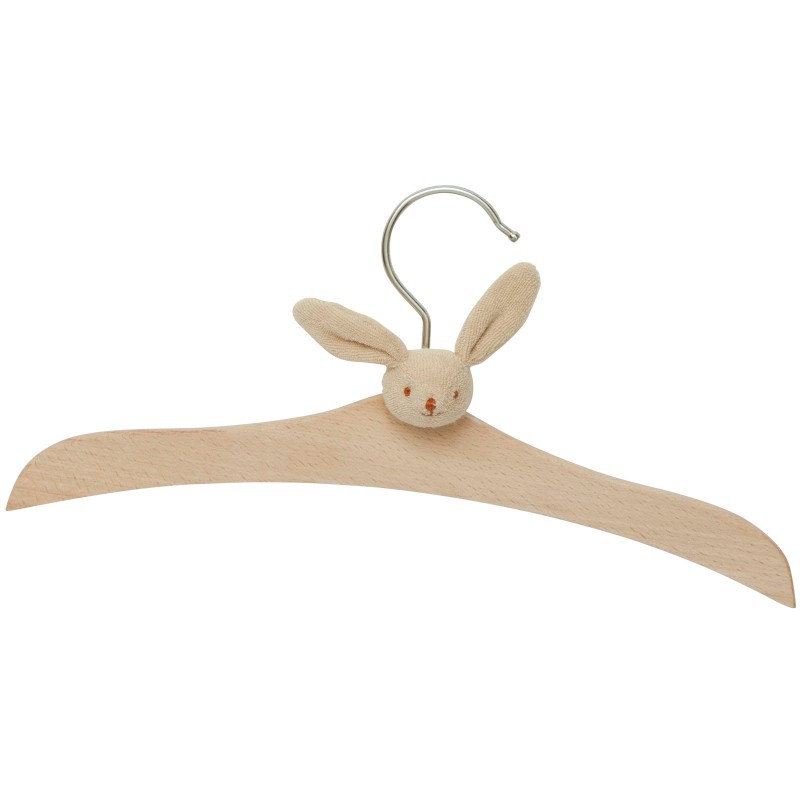 Cintre bois lapin beige Trousselier