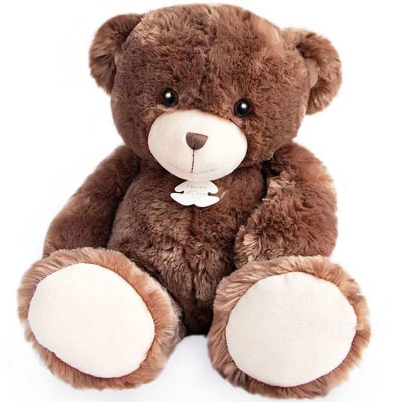 Peluche géante ours Bellydou marron (60 cm) Histoire d'Ours Produit 1 grande taille