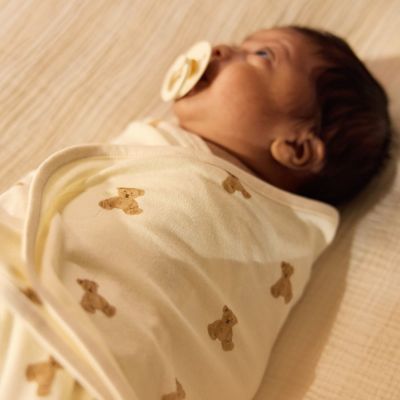 Couverture d'emmaillotage Mini Teddy Bear (0-3 mois)