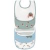Lot de 5 bavoirs coton bio Tiny Team Chien Lässig Produit 1