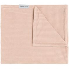 Couverture en velours côtelé Sense Peach (70 x 95 cm) - Baby's Only