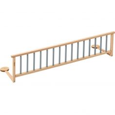 Barrière de lit en bois Audrey hybride bleu gris 127 cm - Combelle