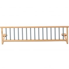 Barrière de lit en bois Audrey hybride bleu gris 127 cm