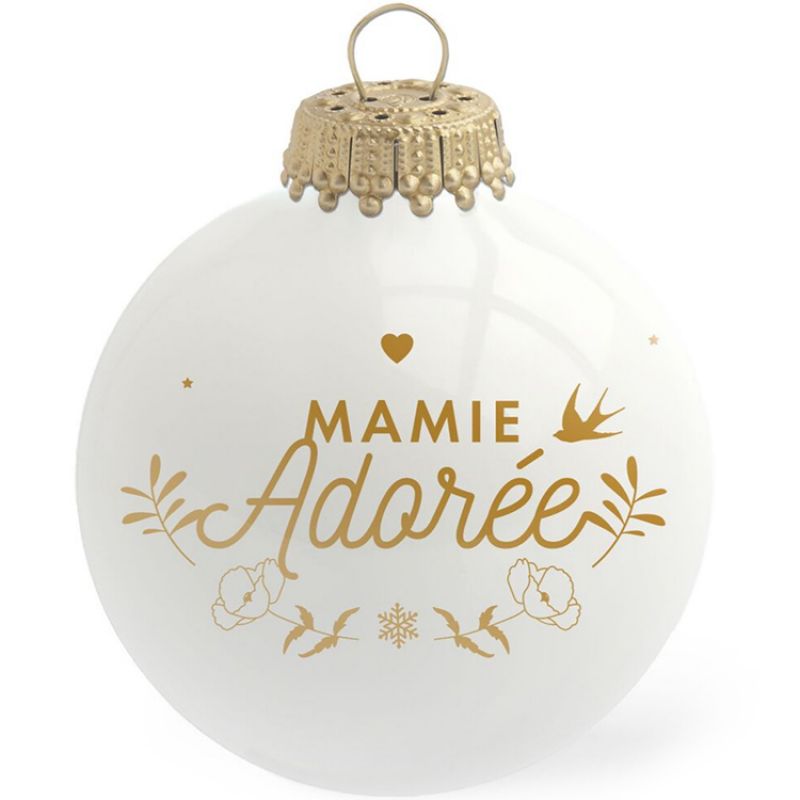 Boule de Noël Mamie Adorée Baubels