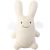 Variation Blanc cassé du produit Ange lapin musical écru et pochette de rangement en coton (24 cm) de la marque Trousselier