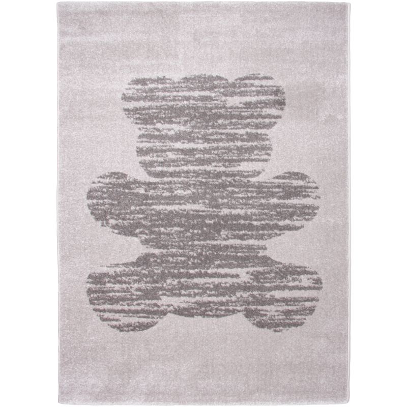 Tapis ours vintage Teddy gris (120 x 170 cm) Nattiot