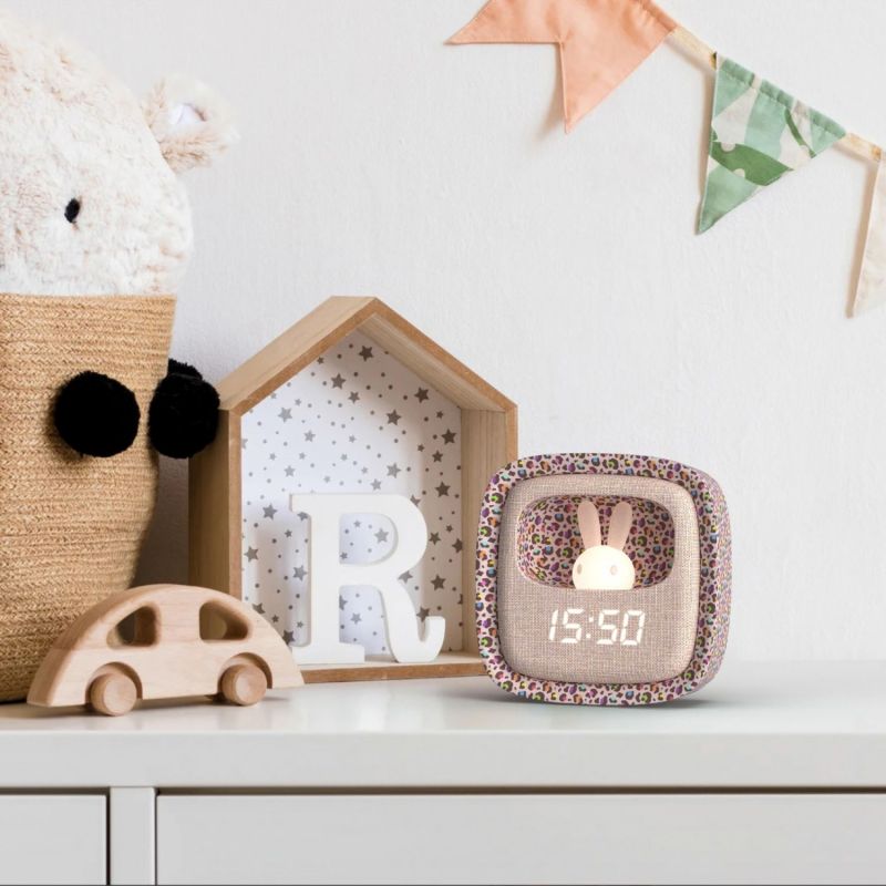 Réveil 2 en 1 Billy Rainbow Leopard MOB Ambiance 2