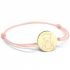 Bracelet cordon Ourson personnalisable (plaqué or) - Petits trésors