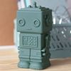 Tirelire Robot vert sauge foncé (15 cm)  par A Little Lovely Company