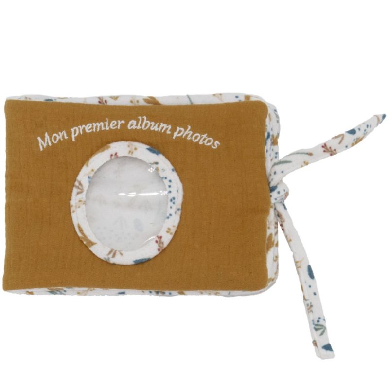 Livre photo en tissu Au fil de l'eau caramel Domiva