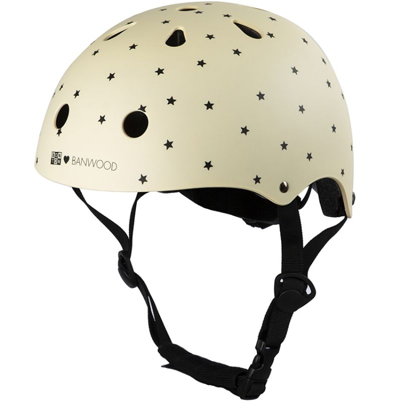 Casque pour draisienne Bonton R étoile crème mat (3-7 ans) Banwood