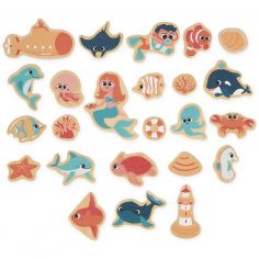 Magnets Monde marin (24 pièces)