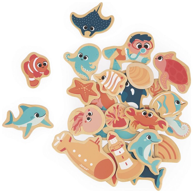 Magnets Monde marin (24 pièces) Janod Produit 1