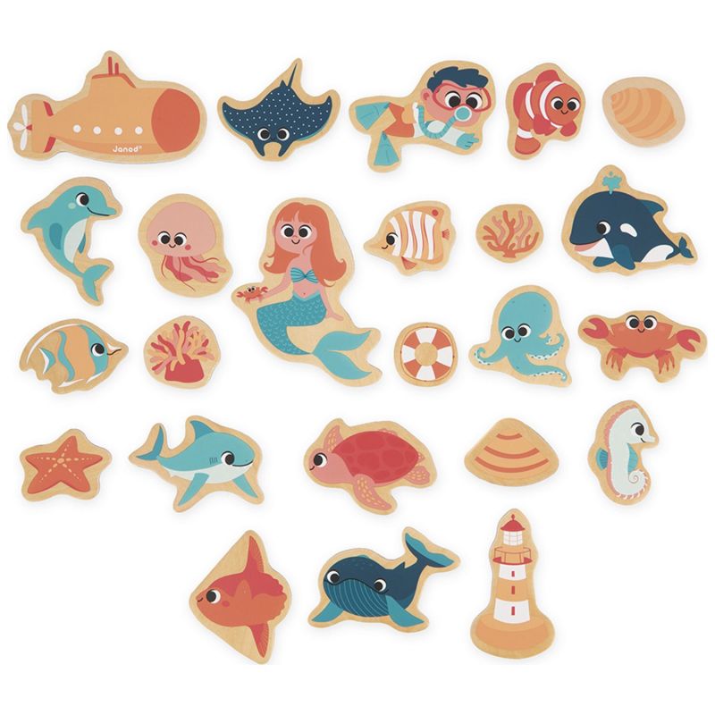Magnets Monde marin (24 pièces) Janod Produit 2