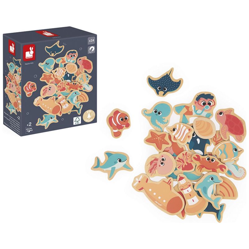 Magnets Monde marin (24 pièces) Janod Produit 3