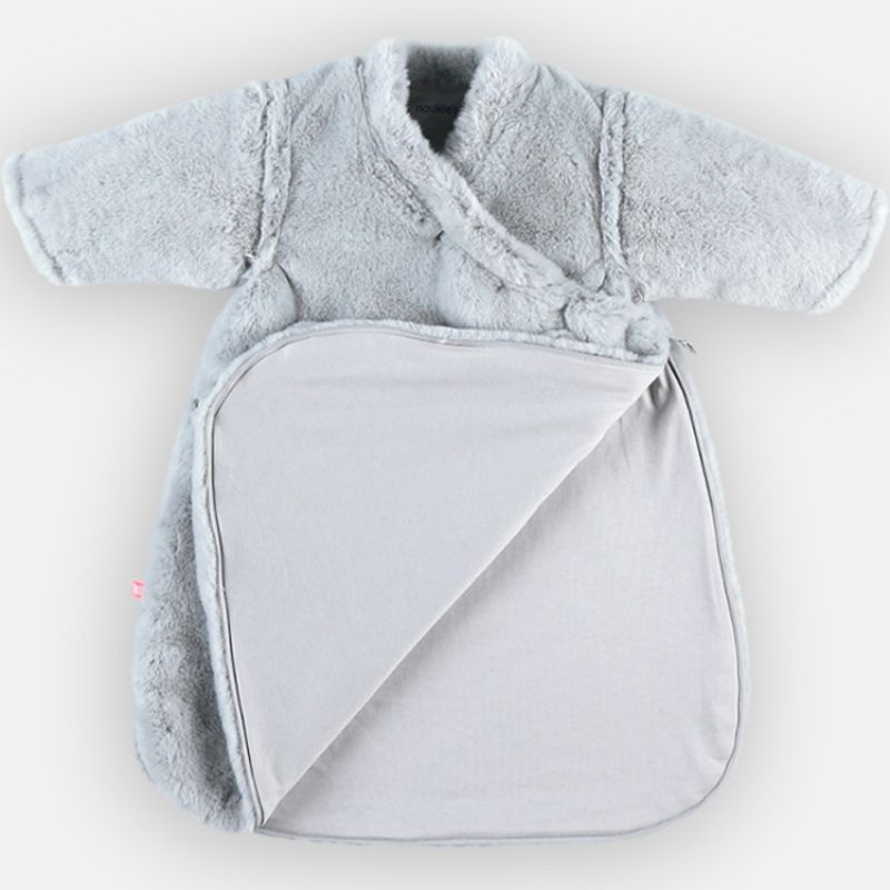 Gigoteuse en fausse fourrure Mix & Match grise TOG 2 (50 cm) Noukie's Produit 3