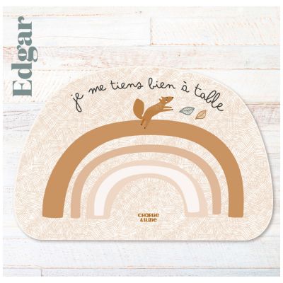 Set de table Rainbow Edgar personnalisable