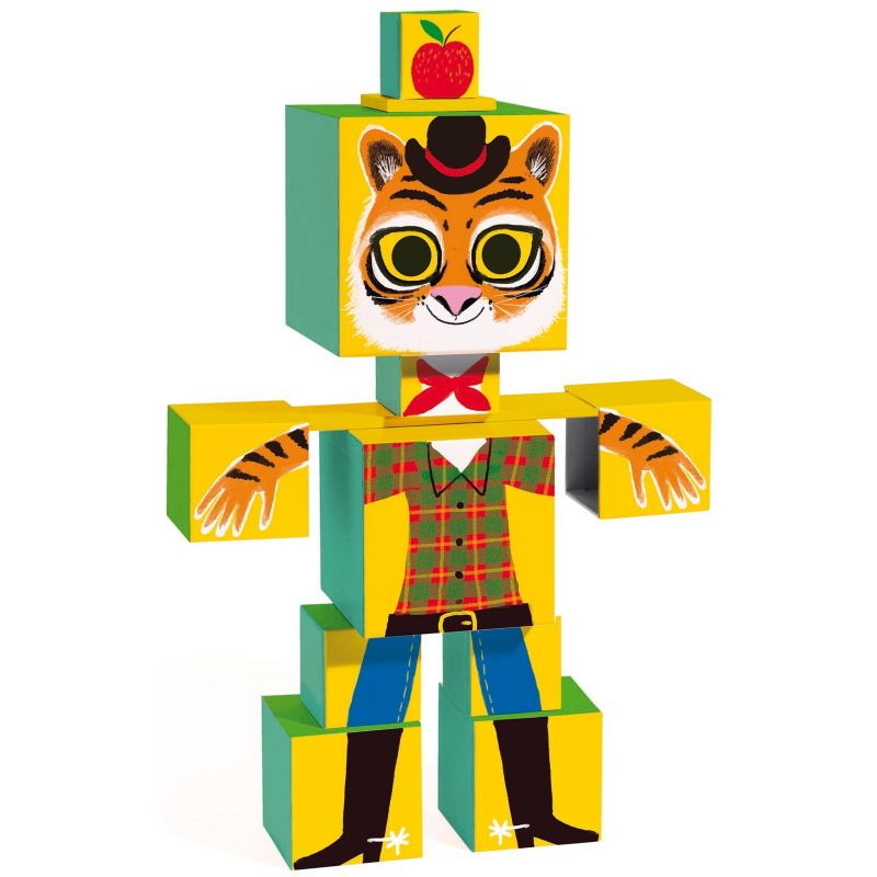 Totem cubes Rigolo (11 pièces) Djeco