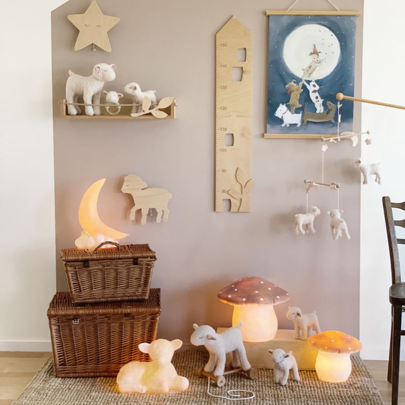 Petite lampe veilleuse champignon Chocolat Egmont Toys Ambiance 8