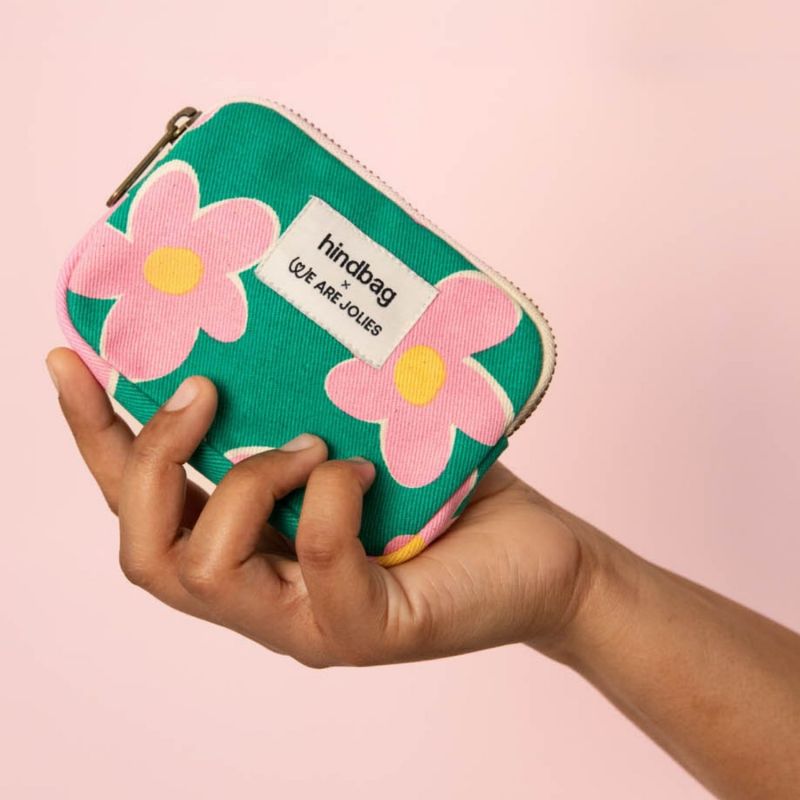Porte-monnaie Lili Big Flowers Hindbag x We Are Jolies Hindbag Ambiance 2