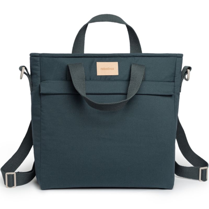 Sac à dos à langer waterproof Baby on the go Carbon Blue Nobodinoz
