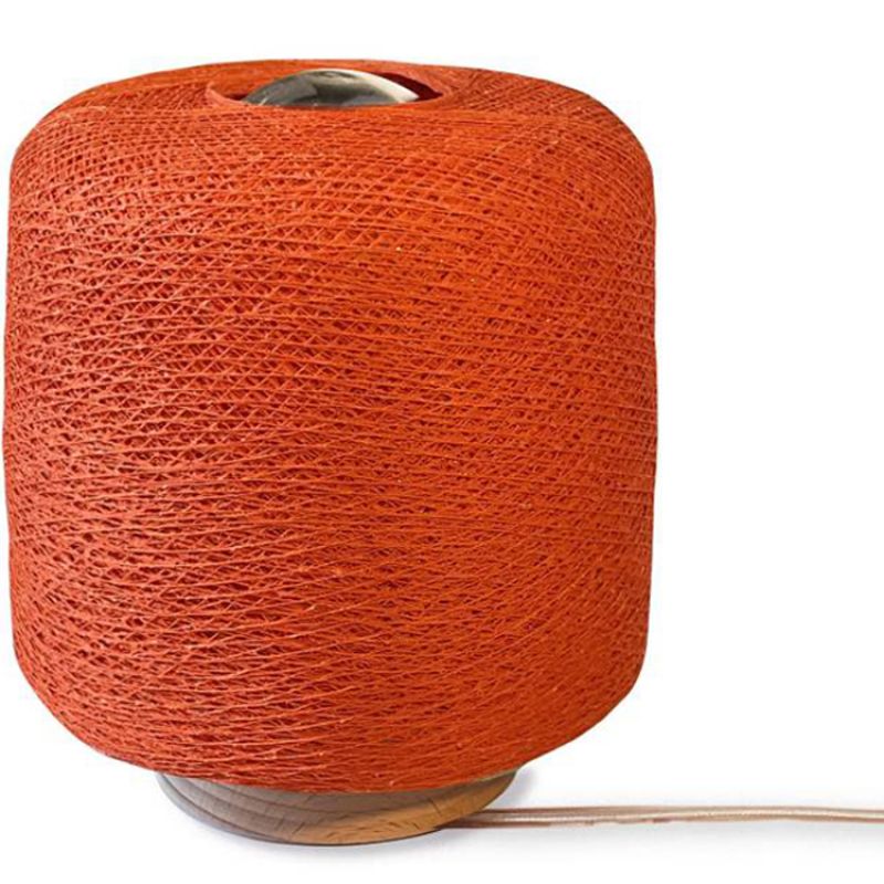 Lampe à poser Madison orange La case de cousin paul