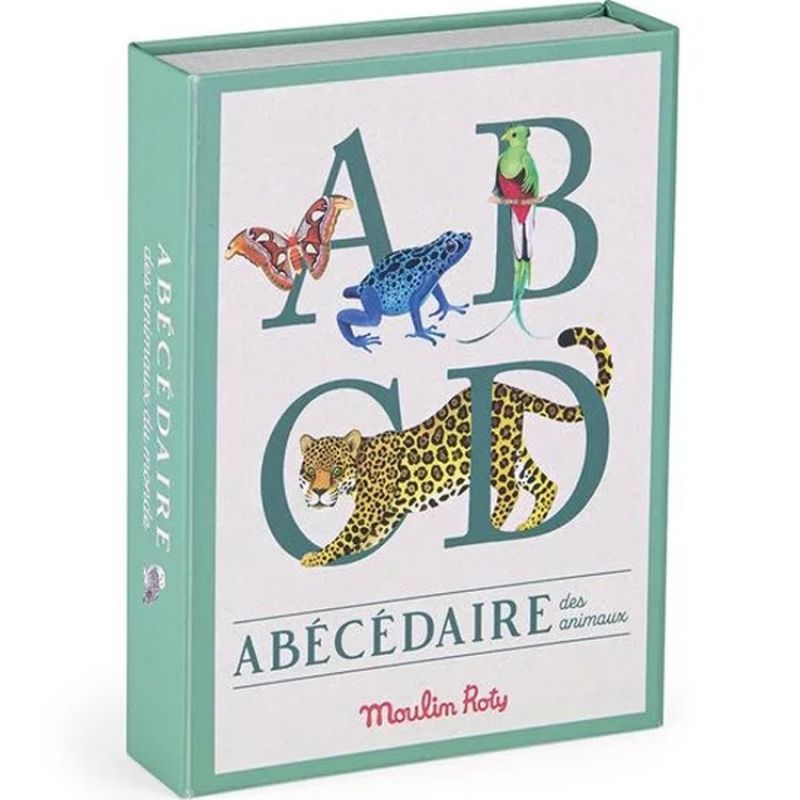 Cartes Abécédaire des animaux Moulin Roty