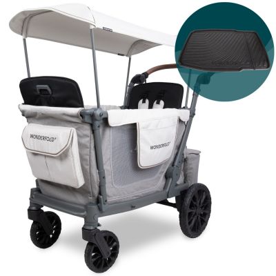 Chariot de transport enfant L2 avec tapis de protection (2 places) Wonderfold