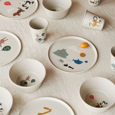 Lot de 4 assiettes Remco Around the world