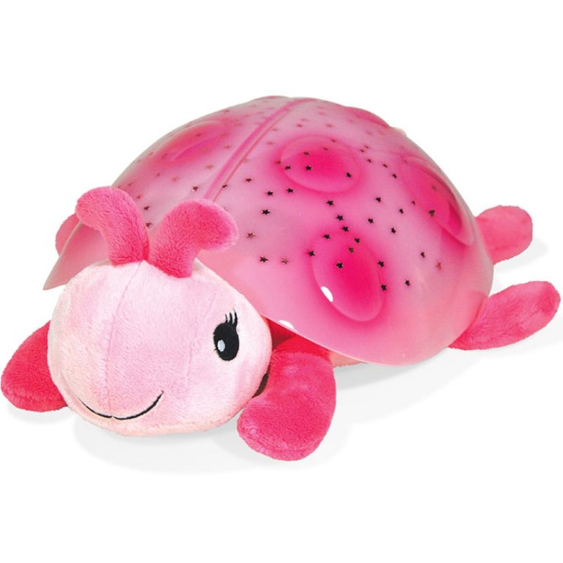 Veilleuse peluche coccinelle rose Cloud B
