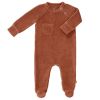 Pyjama en velours bio Copper (naissance : 50 cm) - Fresk