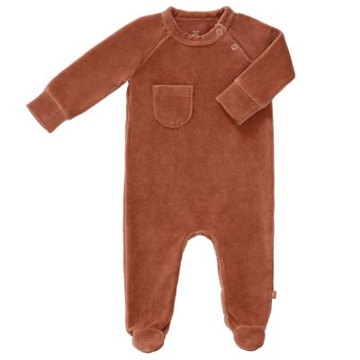Fresk - Pyjama en velours bio Copper (naissance : 50 cm)