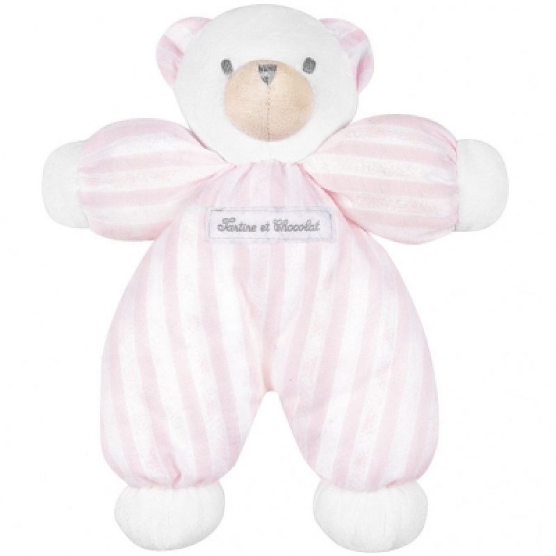 Peluche ours rose Collection 1977 (25 cm) Tartine et Chocolat