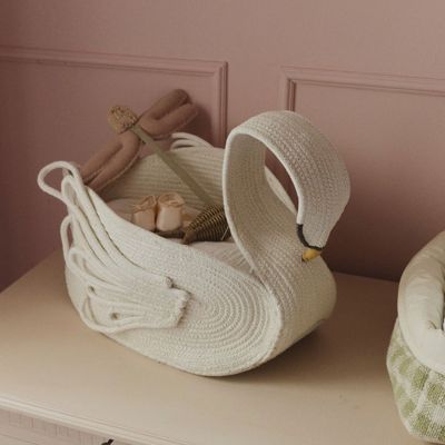 Panier de rangement enfant Cygne (55 x 25 cm) Lorena Canals