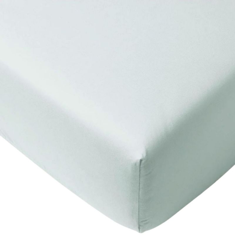 Drap housse en jersey Vert de gris (60 x 120 cm) Mon P'tit Dodo Produit 1