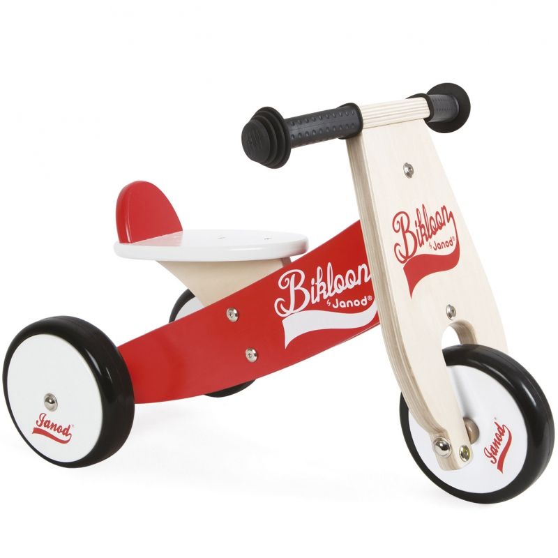 Porteur Little Bikloon rouge et blanc Janod