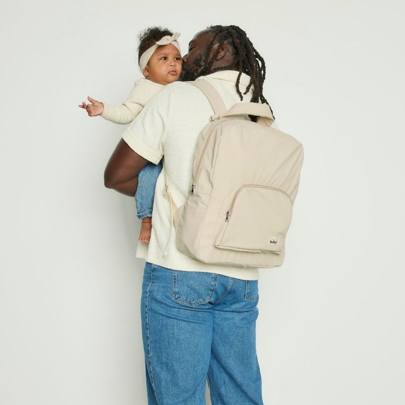 Sac à dos à langer Imper' Latte BEBEL Ambiance 2