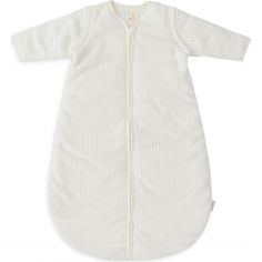 Gigoteuse à manches amovibles Rib Ivory (3-6 mois) - Jollein