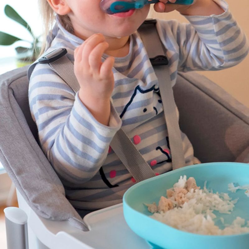 Assise pour chaise haute Up&Down grey Béaba Ambiance 4