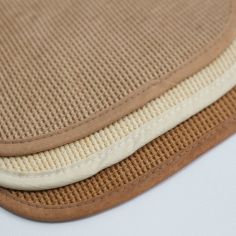 Lot de 6 bavoirs de naissance Nid d'abeille Beige-Choco