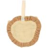 Doudou attache-sucette en gaze de coton Lion Safari Friends Little Dutch Produit 3