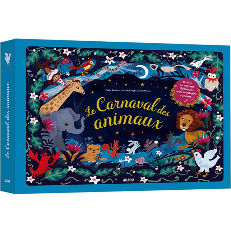 Livre en papiers découpés Le Carnaval des animaux Auzou Editions
