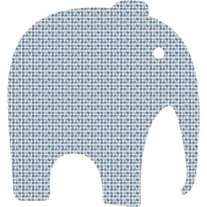 Sticker éléphant bleu AFKliving
