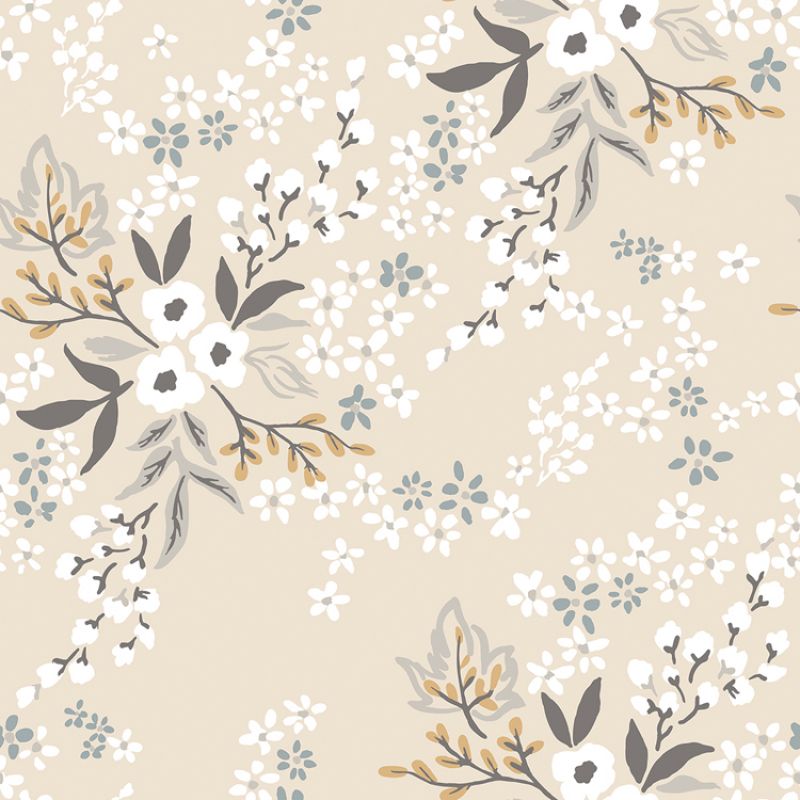 Papier peint Floral Constellation Wheat (50 cm x 10 m) Lilipinso