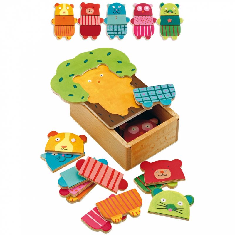 Puzzle arbre doudou (15 pièces) Djeco
