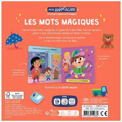 Livre Mon Anim'agier Premiers apprentissages Les mots magiques