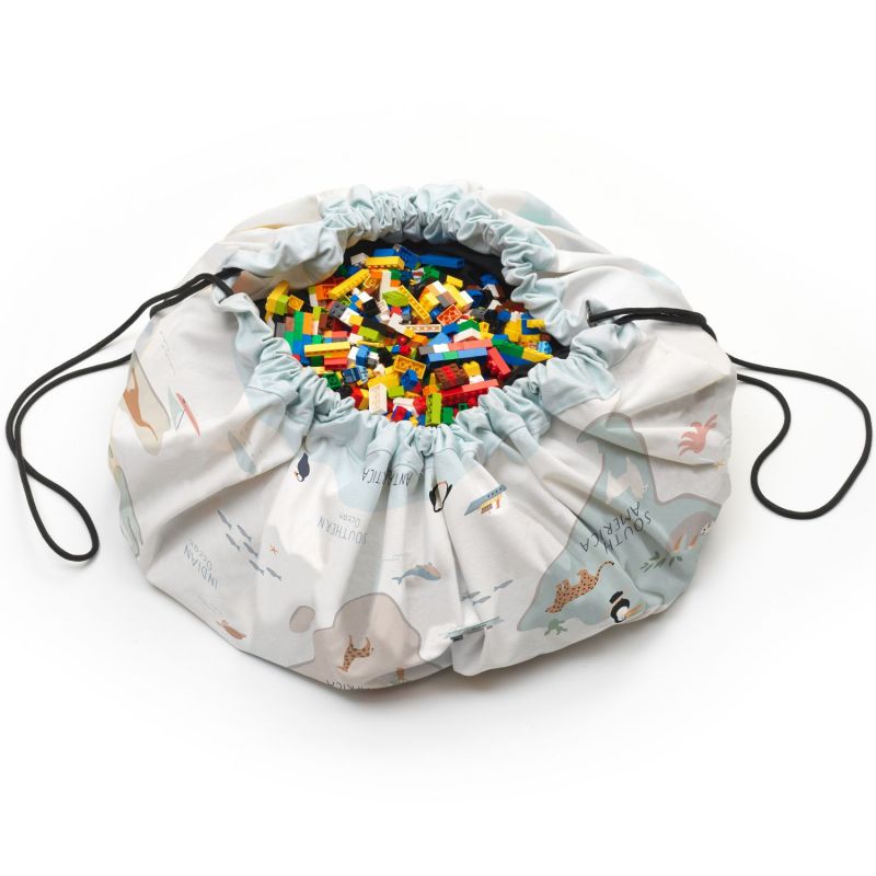 Sac à jouet 2 en 1 réversible Noomad Original Worldmap Colour Play&Go Produit 3