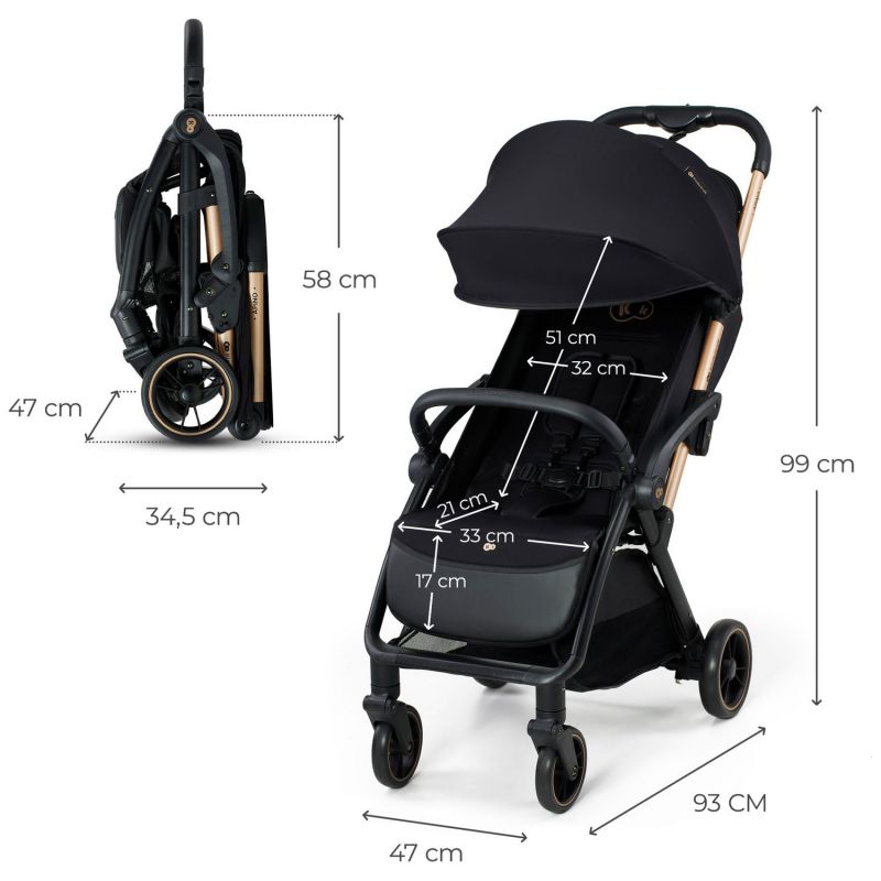 Poussette Apino Raven Black Kinderkraft Produit 9