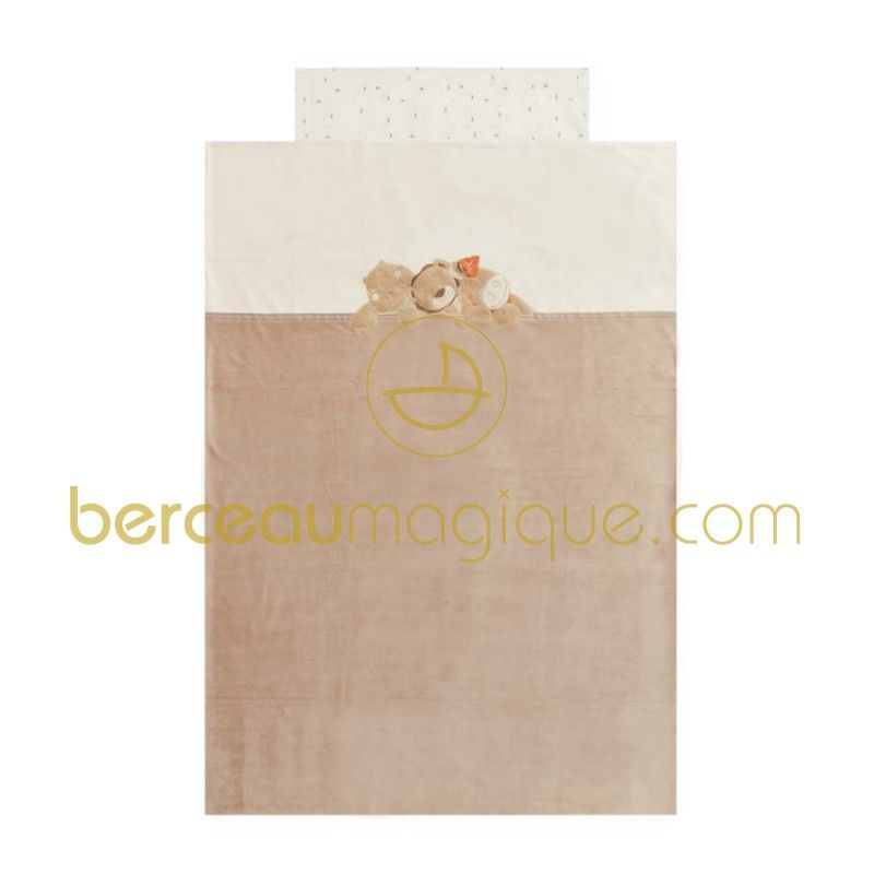 Drap de lit Baboum Zamba & Hippoum (120 x 180 cm) Noukie's